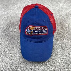 Kansas Jayhawks Hat‎ Cap Snapback Blue Red Trucker Zephyr Mens Adjustable